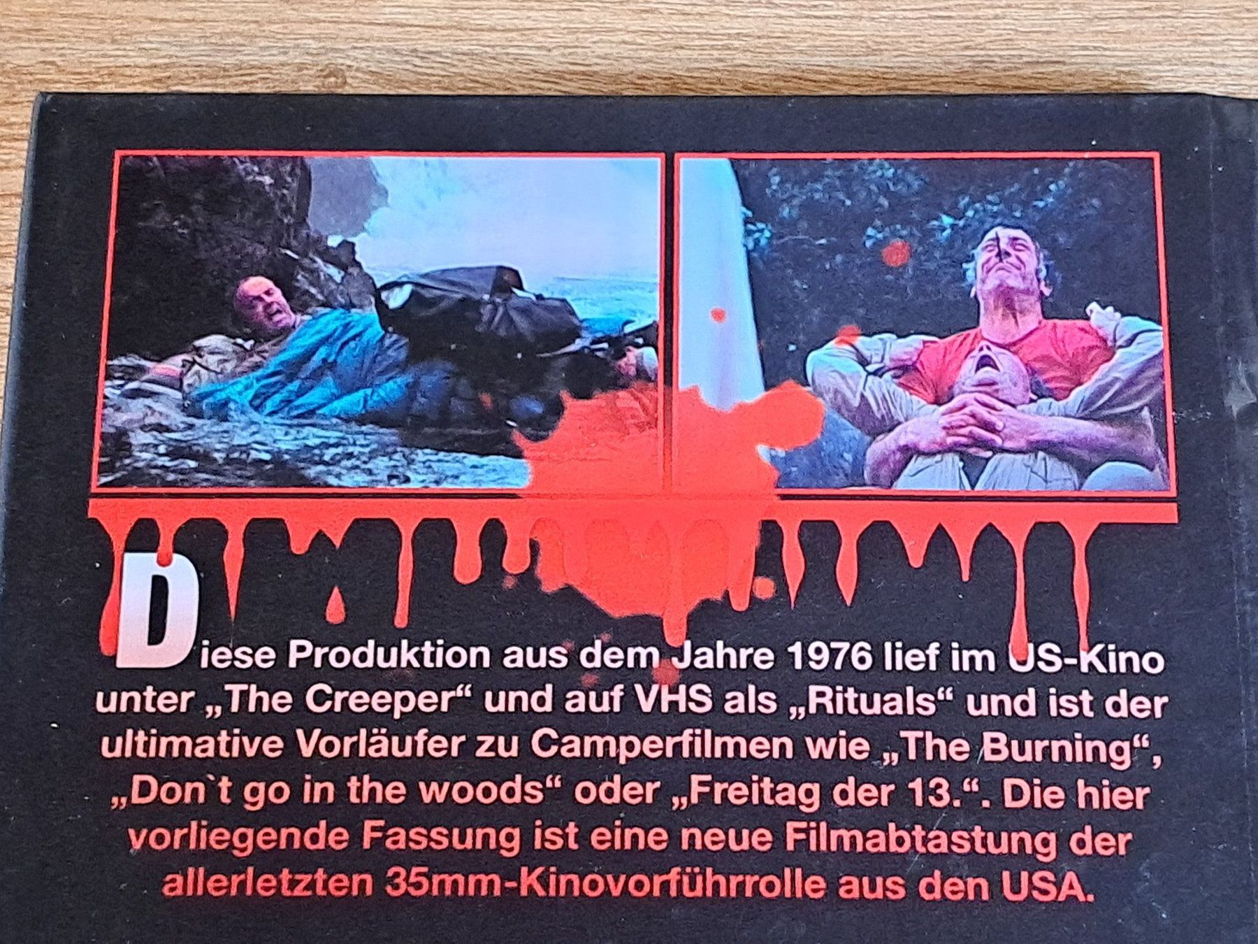 Alle DVDs: DVD RITUALS, Grosse Hartbox, UNRATED VERSION 95 Min. X-1-77 – Gebraucht aus Unterseen von Kanica 3