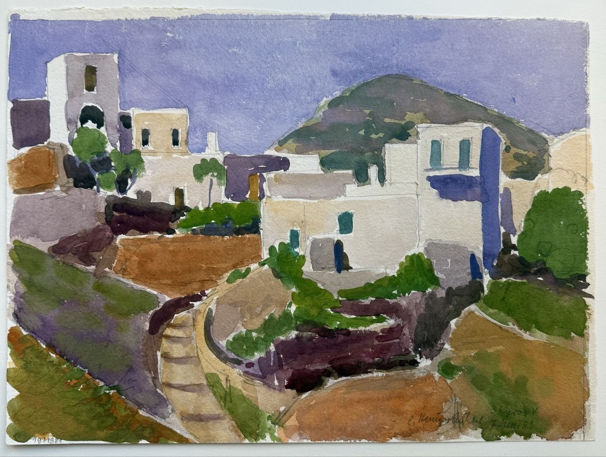 Dipinti: Aquarell Gemälde Emil Hungerbühler – Usato da Chur venduto da CJ340