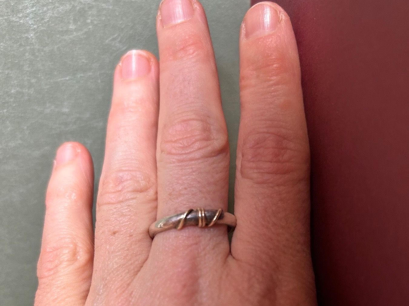 Ringe: Silberring Silber/Gold Ringel – Gebraucht aus Laufen von Bellavitaboom 5
