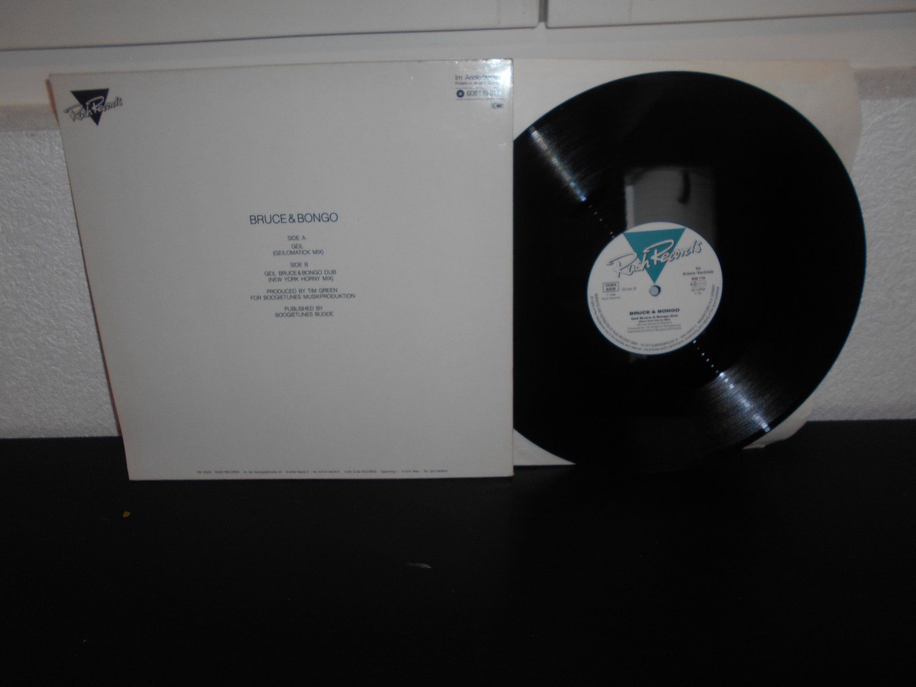 Dischi in vinile: Bruce & Bongo – Geil / 1986 / Maxi – Usato da Aarberg venduto da witchhunter01 1