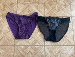 Esotiq 2x slip S schwarz viola