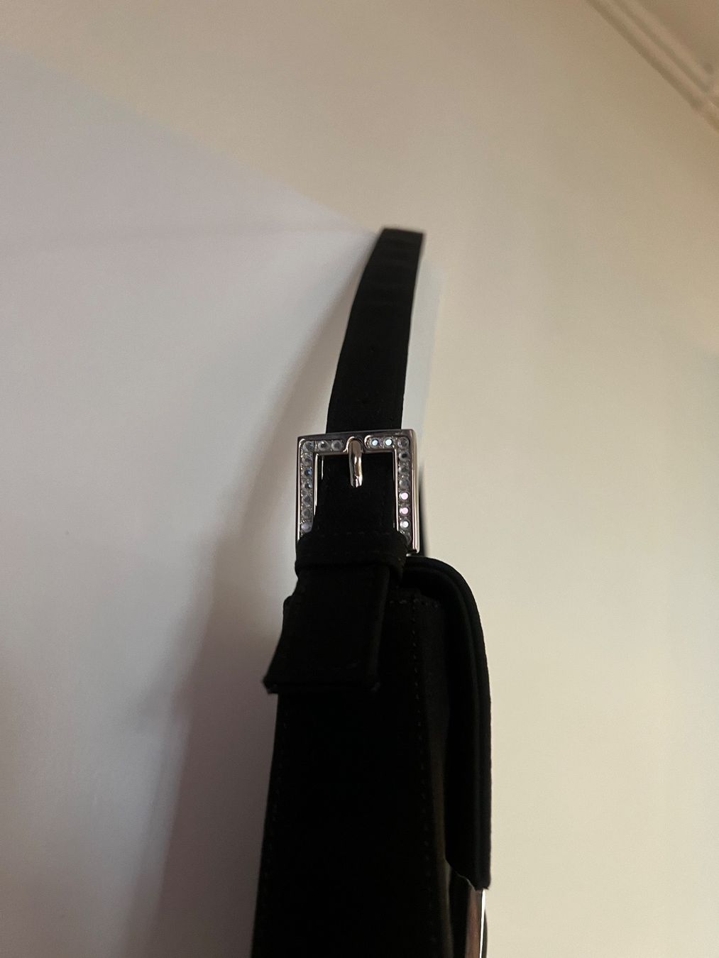 Stuart Weitzman Borse da donna: Designer Stuart Weitzman Shoulder Mini Bag Tasche schwarz – Usato da Luzern venduto da Woodbee44 3