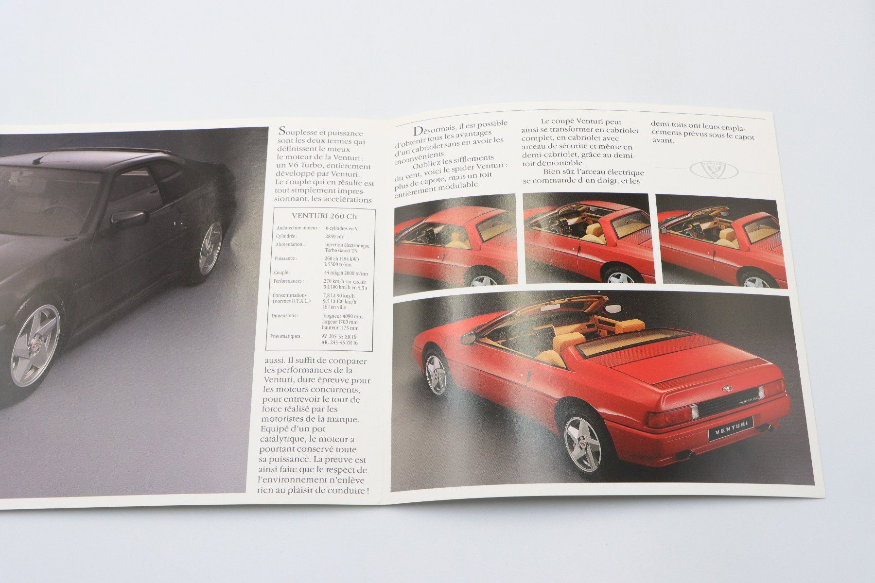 Documenti: Venturi 210 / 260 1991 Prospekt – Usato da Bühl b.Aarberg venduto da Collectorpassions 4