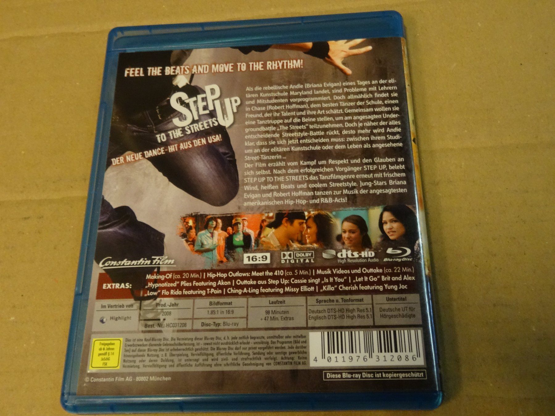 Alle DVDs: Step Up - To the Streets BLU-RAY – Gebraucht aus Olten von Disc-Verkauf 2