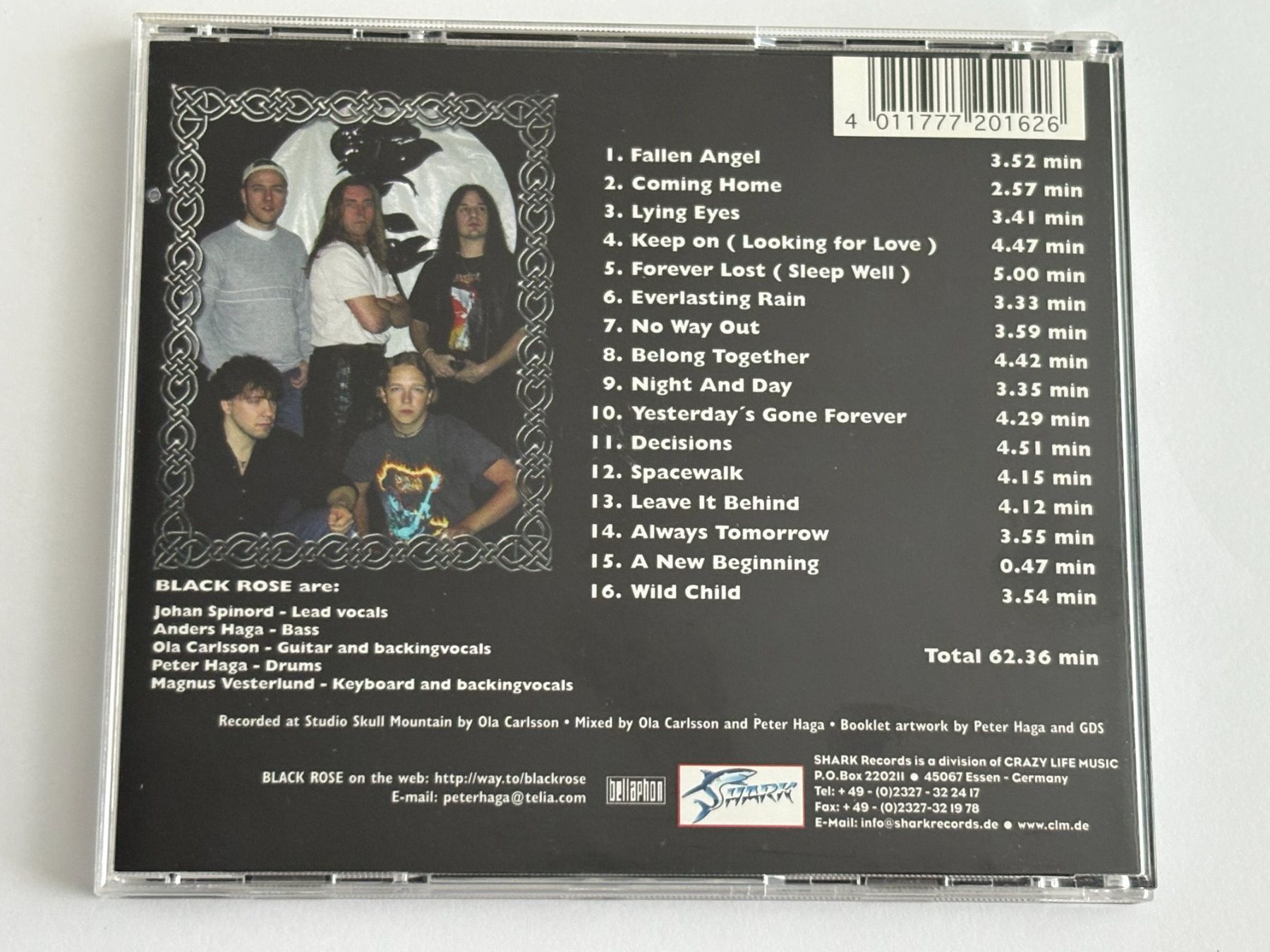 CD: BLACK ROSE- Same – Usato da Lohn-Ammannsegg venduto da Gladiator 1