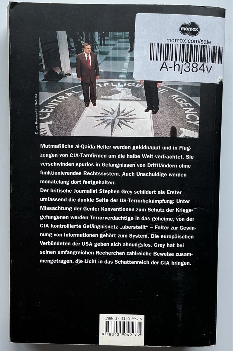 Bücher: Stephen Grey: Das Schattenreich der CIA – Gebraucht aus Beinwil am See von Tobi-Wied 1