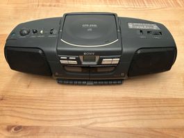 Sony CFD-222L CD Radio Cassette-Corder – Doppel-Kassette