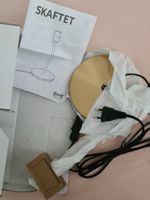 IKEA SKAFTET Tischleuchte Farbe gold 30cm neuwertig