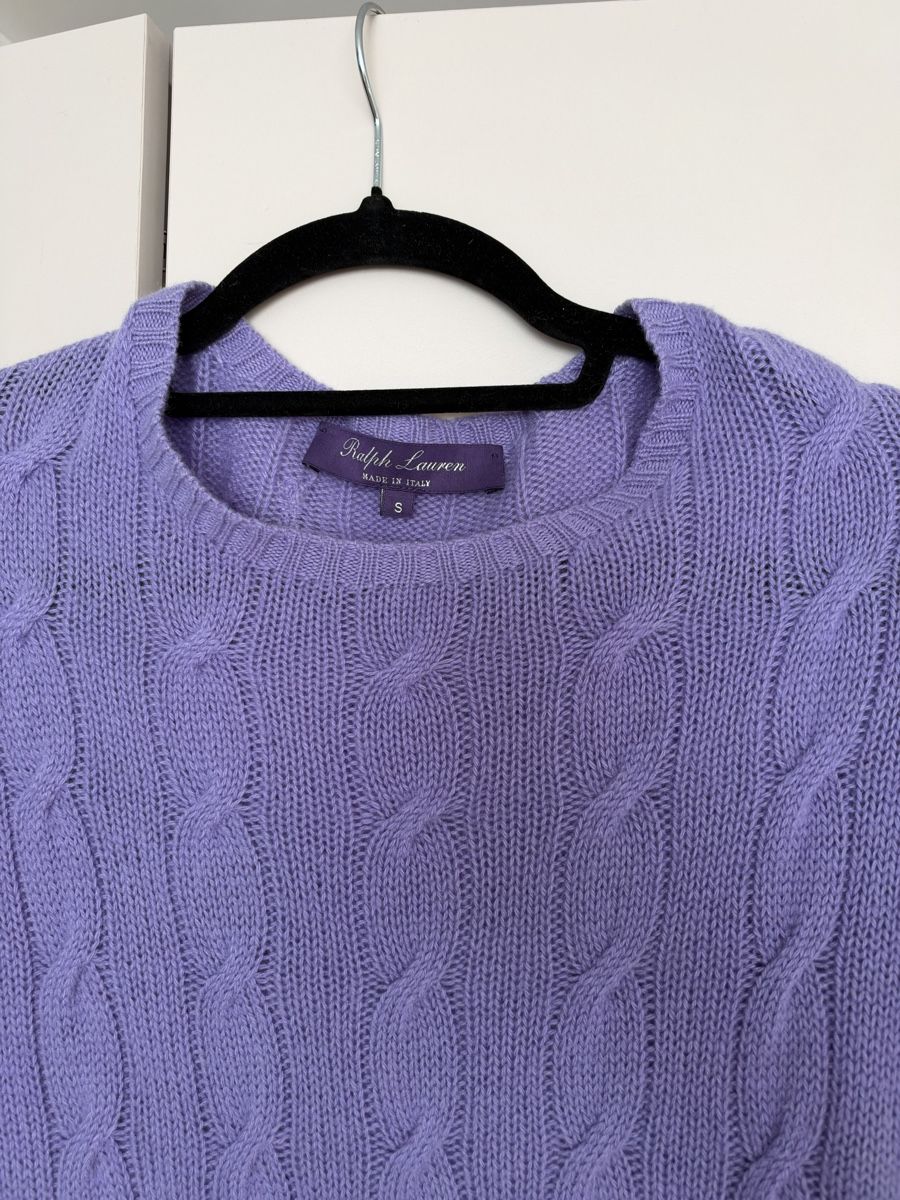 Ralph Lauren Pullover & Sweatshirts: Ralph Lauren Kaschmir Pullover lila Grösse S – Gebraucht aus Zürich von gb23 1