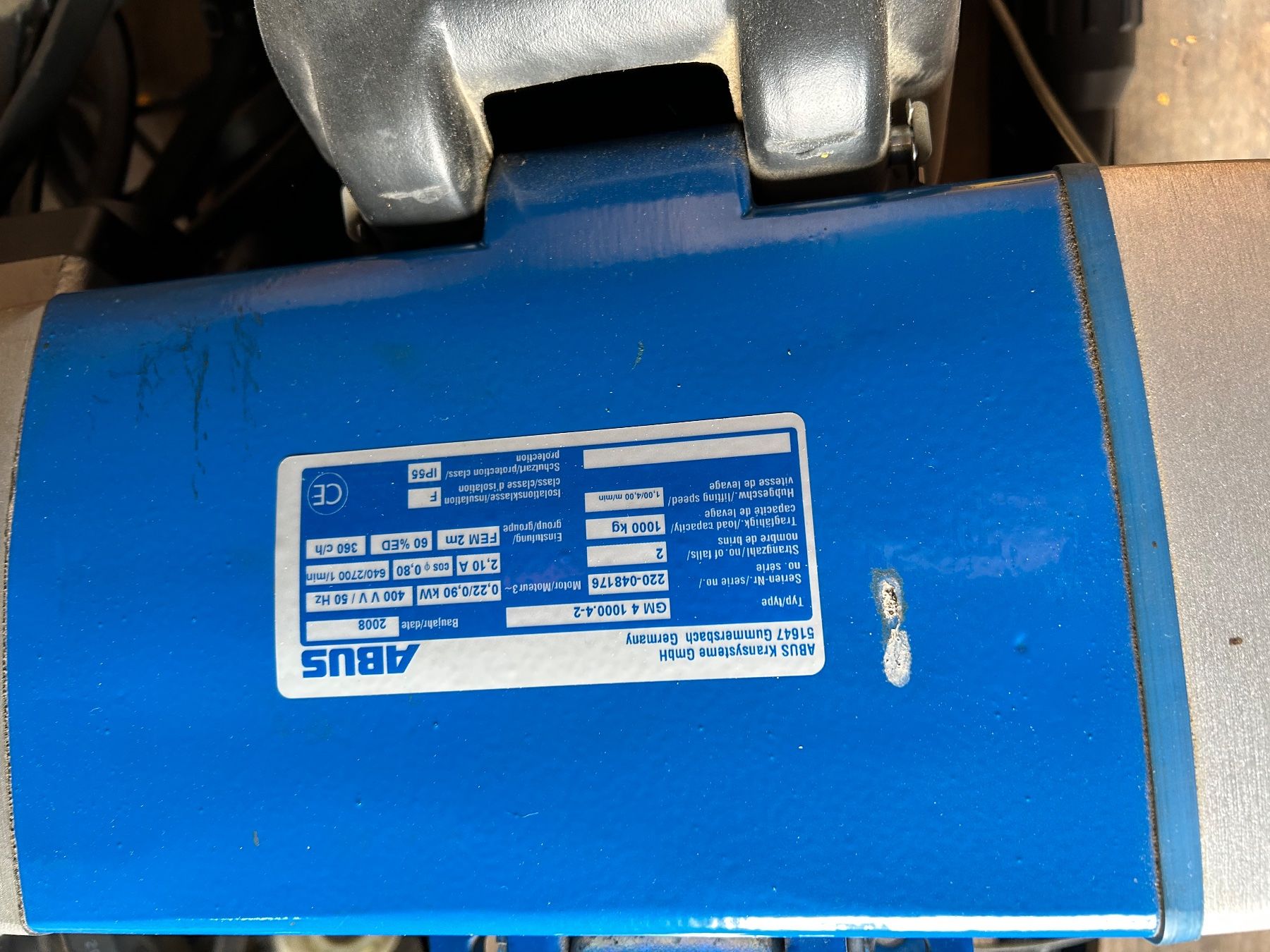 Gru: ABUS Kran 1 t – Usato da Aarau venduto da Belli49 2