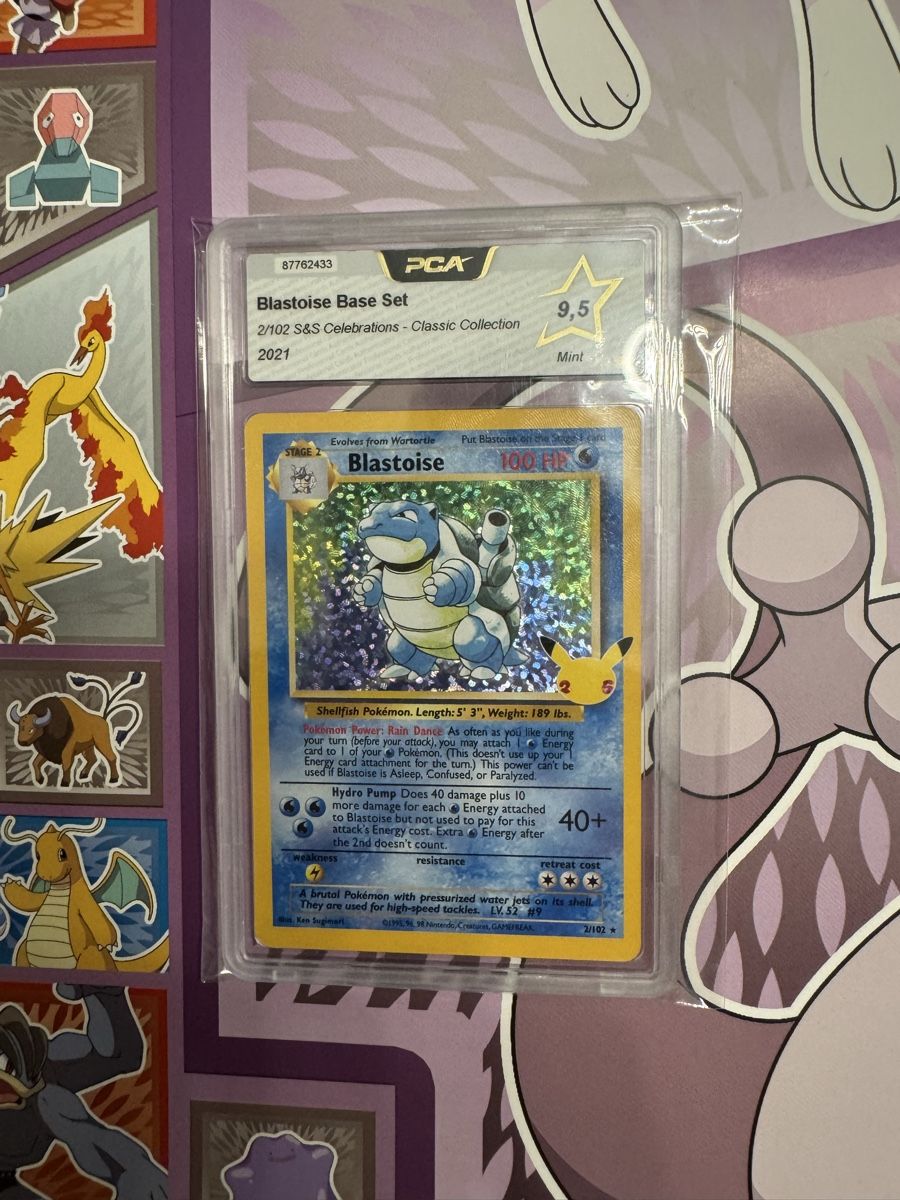 Pokémon Carte collezionabili: Blastoise PCA 9.5 - S&S Celebrations - Classic 2021 – Usato da Emmenbrücke venduto da paj_q8wx