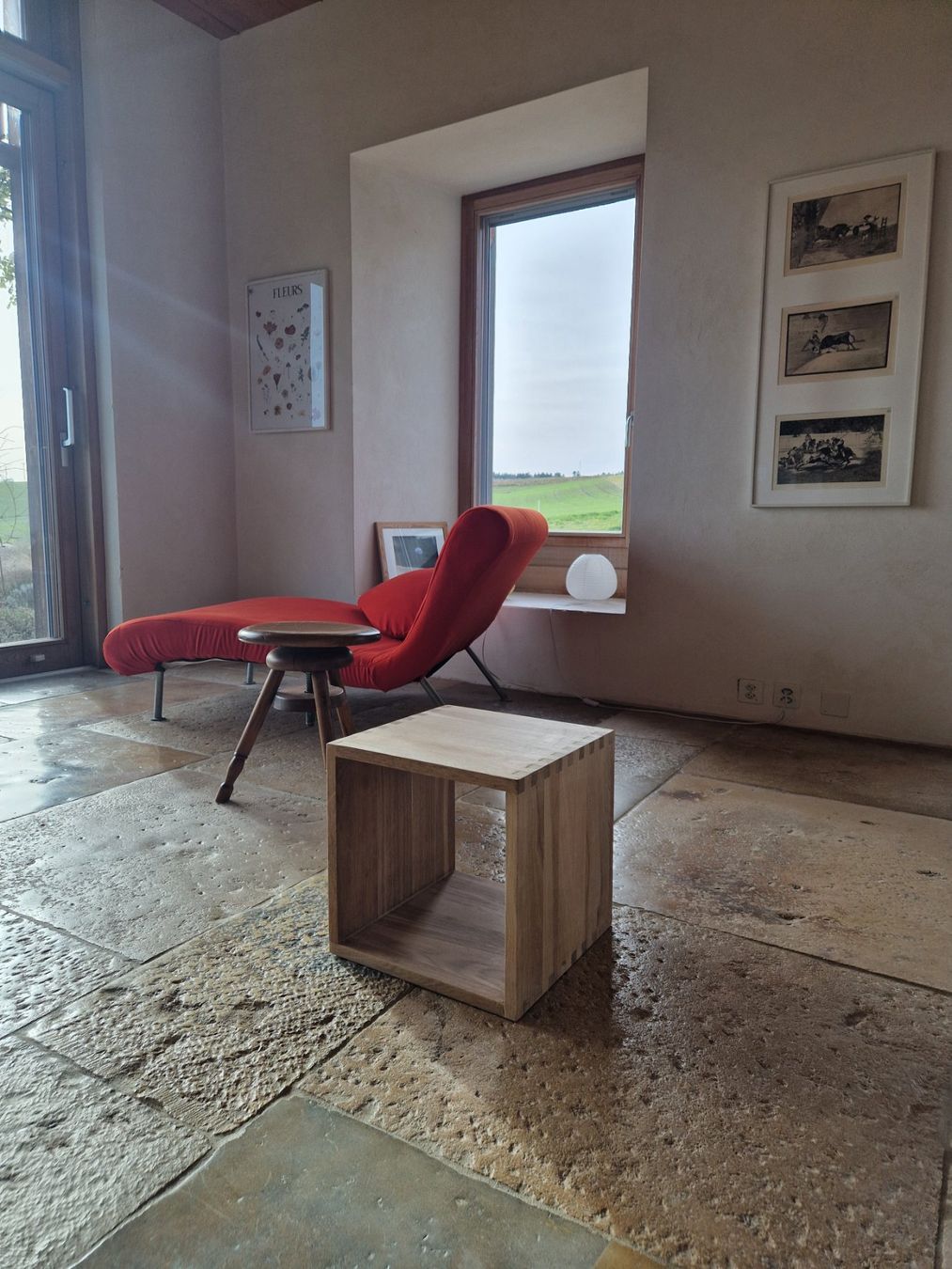 Tavoli: Meuble cube en bois chêne massif table basse salon – Nuovo (secondo la descrizione) da Corcelles-Le-Jorat venduto da Legoduplo01 6