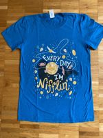 T-Shirt blau Gr.S Every day I‘m nifflin Harry Potter Fantast