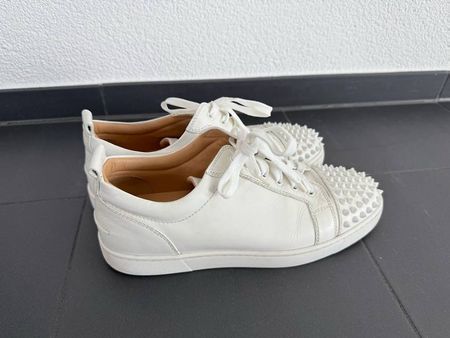 Louboutin Herren Leder Sneaker weiss Gr.43.5