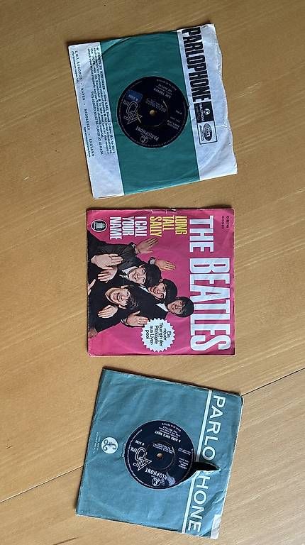 Dischi in vinile: 3 beatles singles – Usato da Basel venduto da mentaltrap