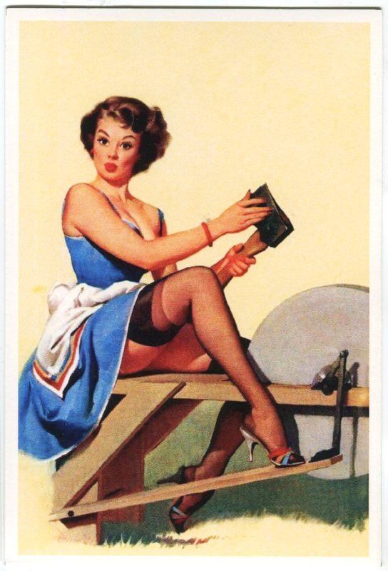 Cartes postales: Postkarte "Pin-up". – Neuf avec emballage d'origine à Basel par Butsch5