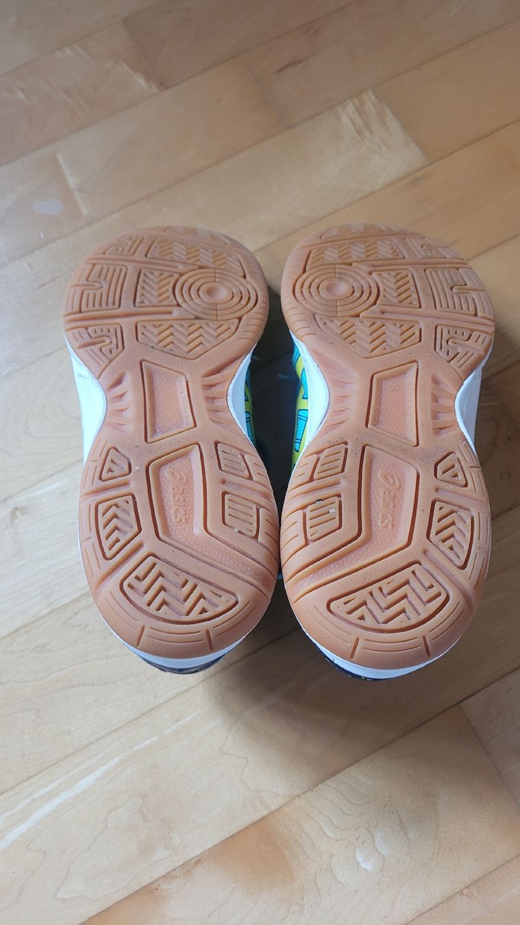 Asics Scarpe per ragazzi: türkisse Asics Hallenschuhe Gr.38 – Usato da Wettingen venduto da Granada007 4