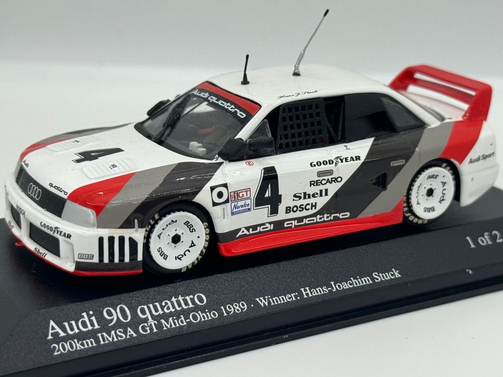 Audi 90 Quattro IMSA 1989 Röhrl / Stuck 1:18 - NEU & OVP | Kaufen auf