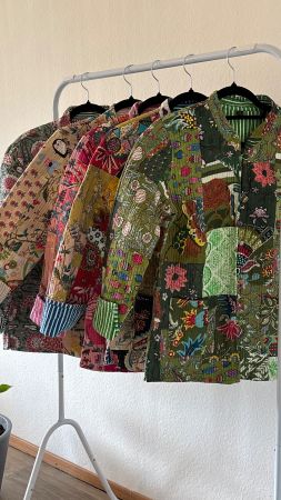 Vestes patchwork réversibles – Inde 🌿 Pièces uniquesMagnifi