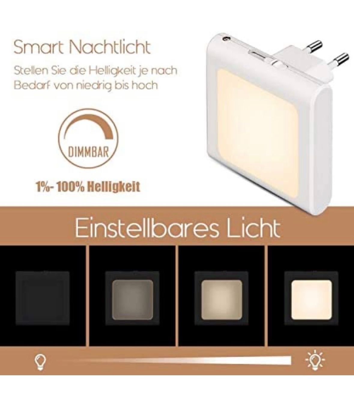 Lampade: Nachtlicht Steckdose mit Dämmerungssensor – Nuovo e nell'imballaggio originale da Nuglar venduto da SaleRitter 2