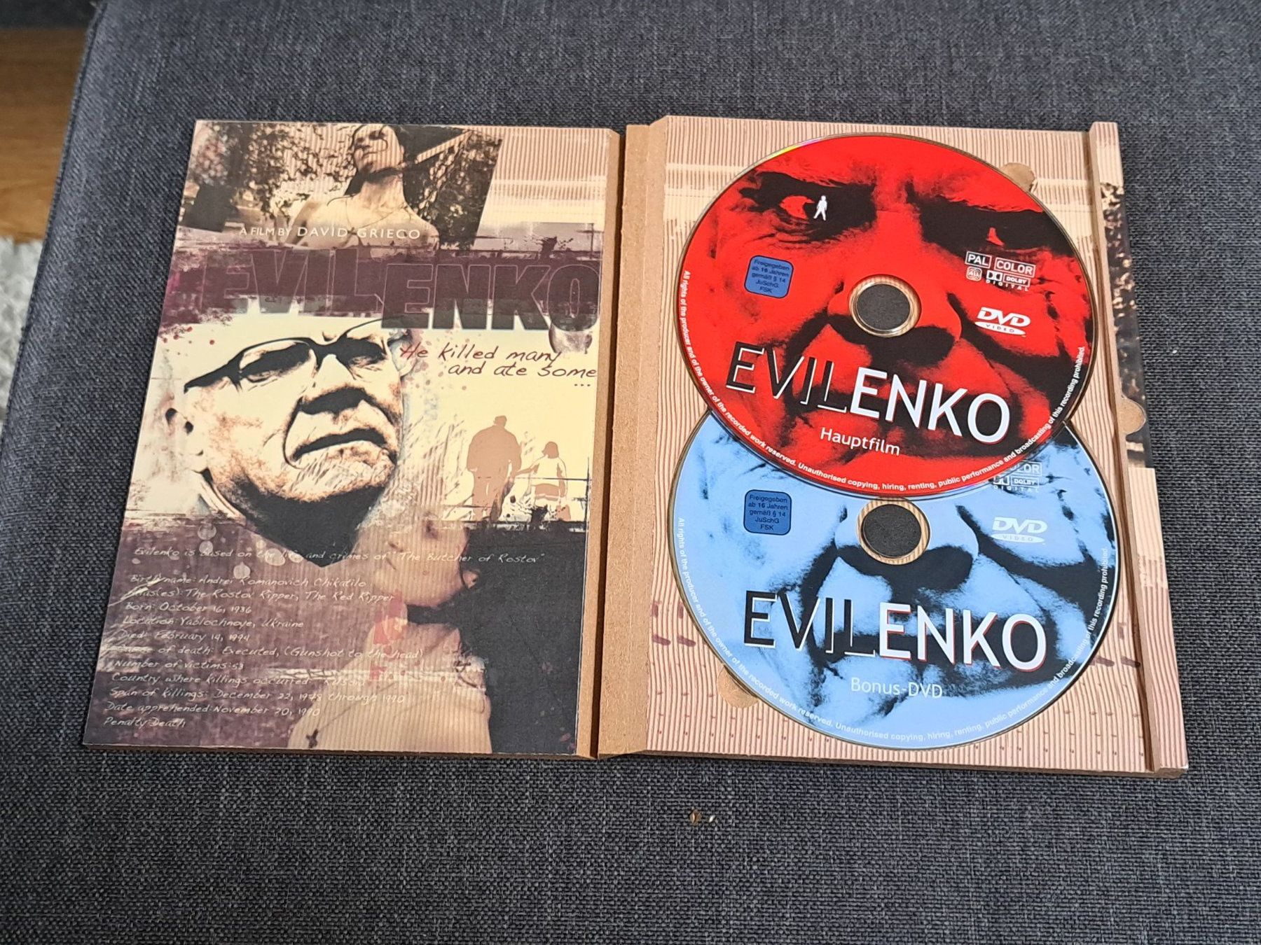 Alle DVDs: DVD EVILENKO, David Grieco 2-Disc UNCUT Collector's Edition – Neu (gemäss Beschreibung) aus Unterseen von Kanica 8