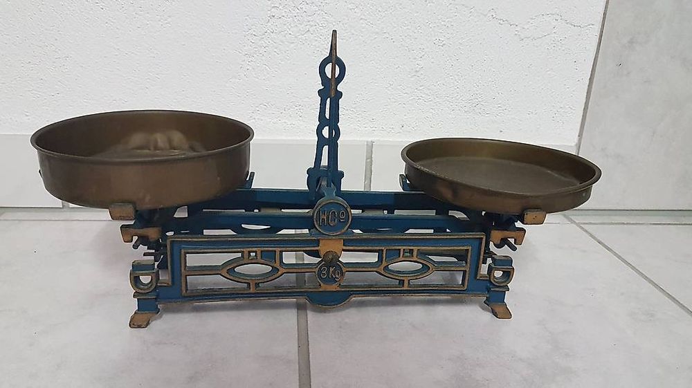 Antike Balkenwaage mit Gewichten, Retro Look (Gebraucht) in Winterthur für CHF 25 - nur Abholung