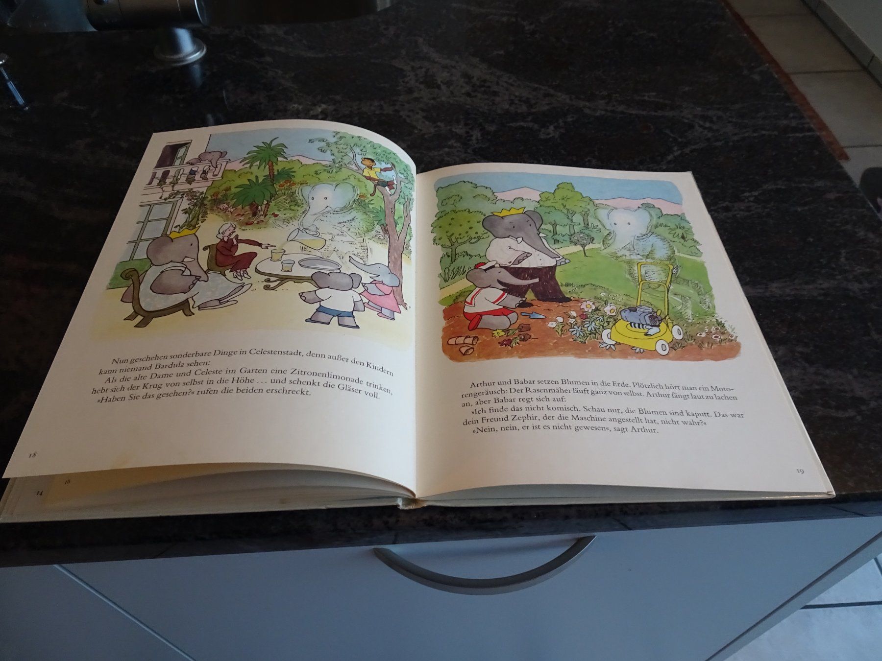Libri: Babar und das Gespenst, Kinderbuch  Laurent de Brunhoff 1983 – Usato da Zürich venduto da Roulet 7