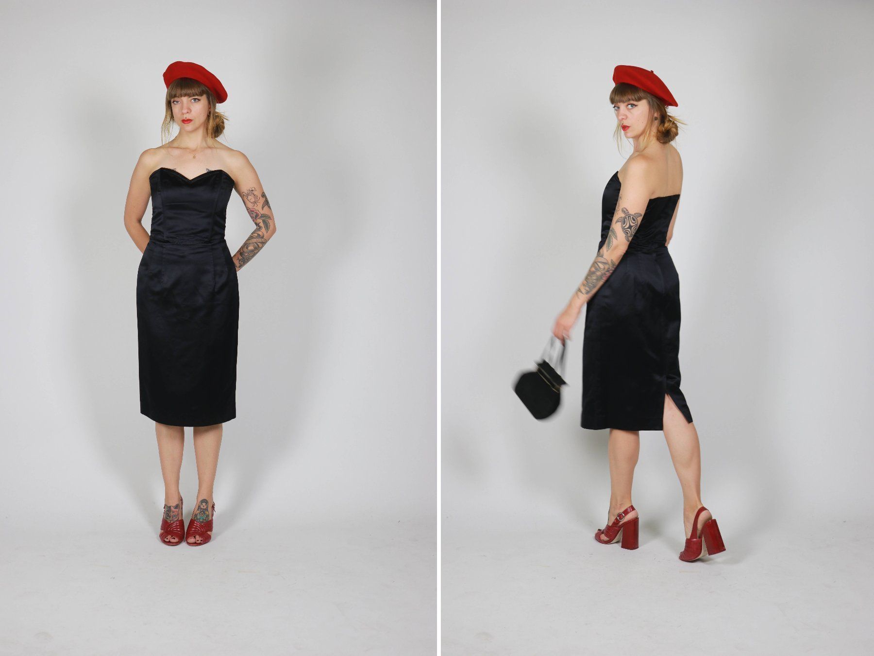 Jil Sander Vestiti: 1990er JIL SANDER Seiden Kleid - Gr.S/M – Usato da Hombrechtikon venduto da BAZ-Vintage