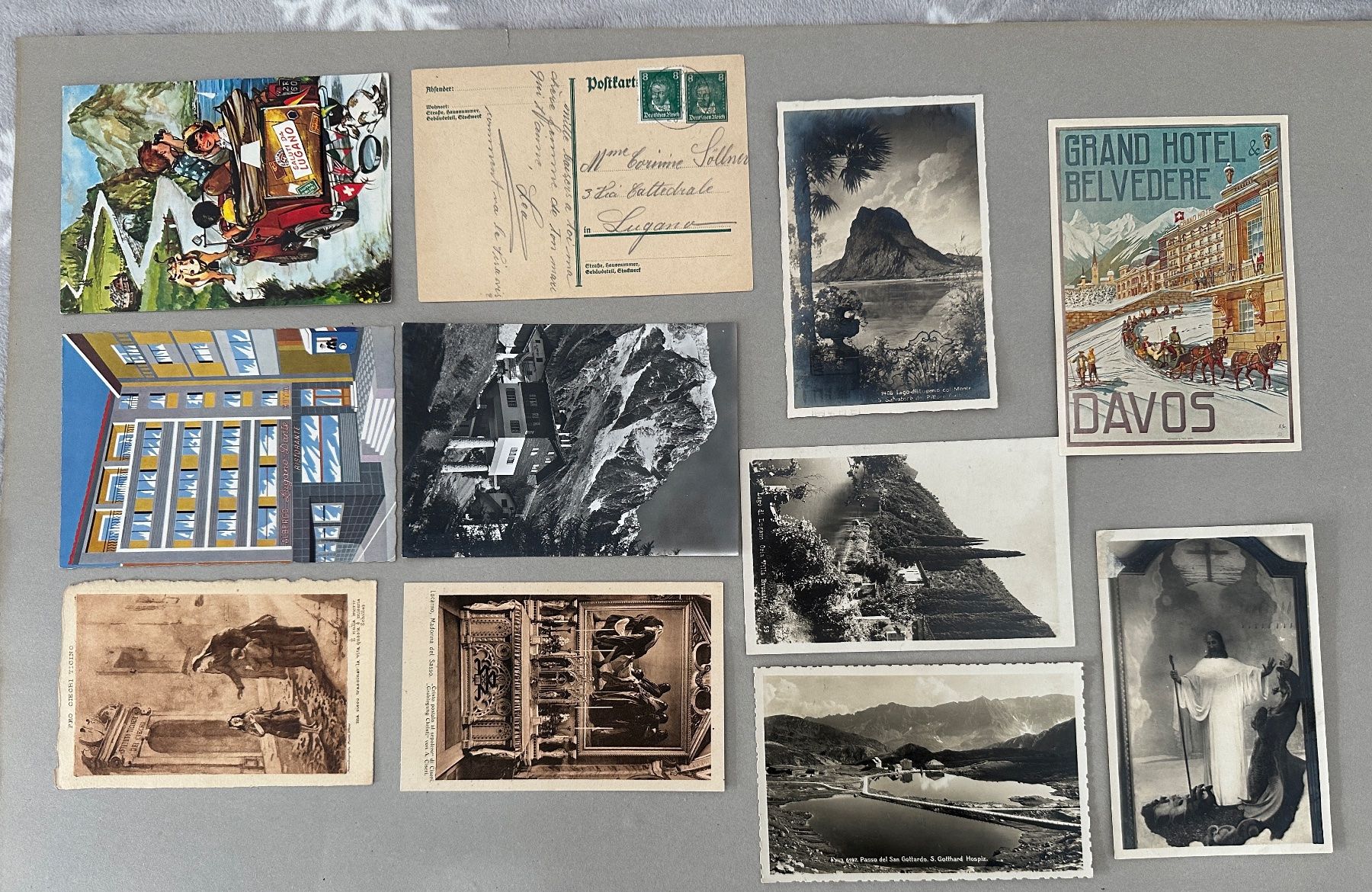 Cartoline postali: Ansichtskarten Schweiz Ticino Lugano / 0320 – Usato da Nussbaumen AG venduto da olitech5415
