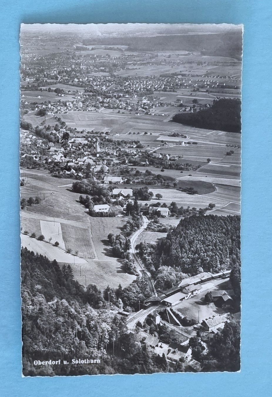 Cartoline postali: Oberdorf - Solothurn - Bahnhof - Station Weissensteinbahn – Usato da Rothrist venduto da RROENK