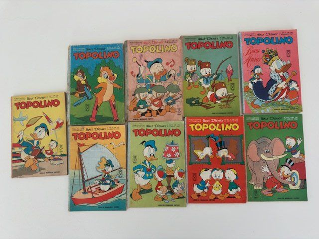 Fumetti: 9 TOPOLINI ANNI 1966 BUONI E RARI – Usato da Davesco-Soragno venduto da kappas