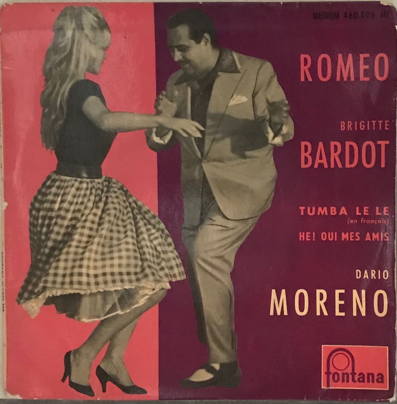 Vinyles: DARIO MORENO - ROMEO / BRIGITTE BARDOT – D'occasion à Bussigny par vinyl-pas-cher