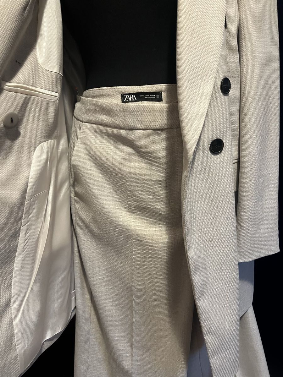 Zara Completi & Tailleur: Ensemble tailleur Zara XL beige – Nuovo e nell'imballaggio originale da Caslano venduto da Elena61 2