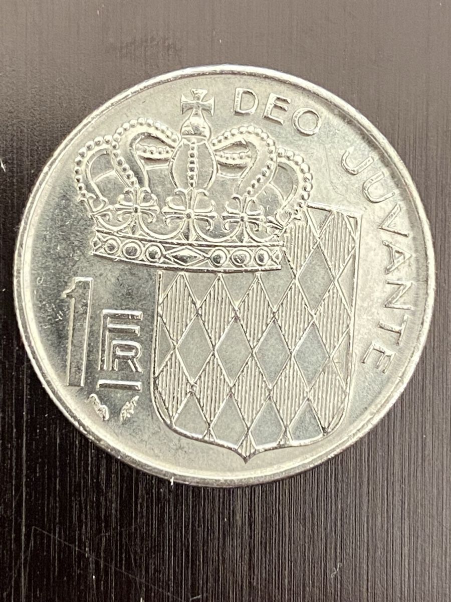 Alle Münzen: Pr. De Monaco, 1 Fr 1982 Nickel  – Gebraucht aus Corsier-sur-Vevey von Ginoarturo 1