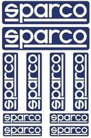 Sparco Motorsport Aufkleber Sticker Set 10teilig