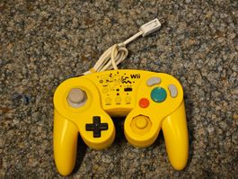 Gelber Pikachu GameCube Controller für Nintendo Wii