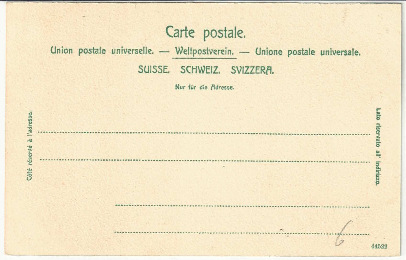 Cartoline postali: Luzern - Kapell-Brücke - animee - Litho – Usato da Ettingen venduto da Kartenplanet 1