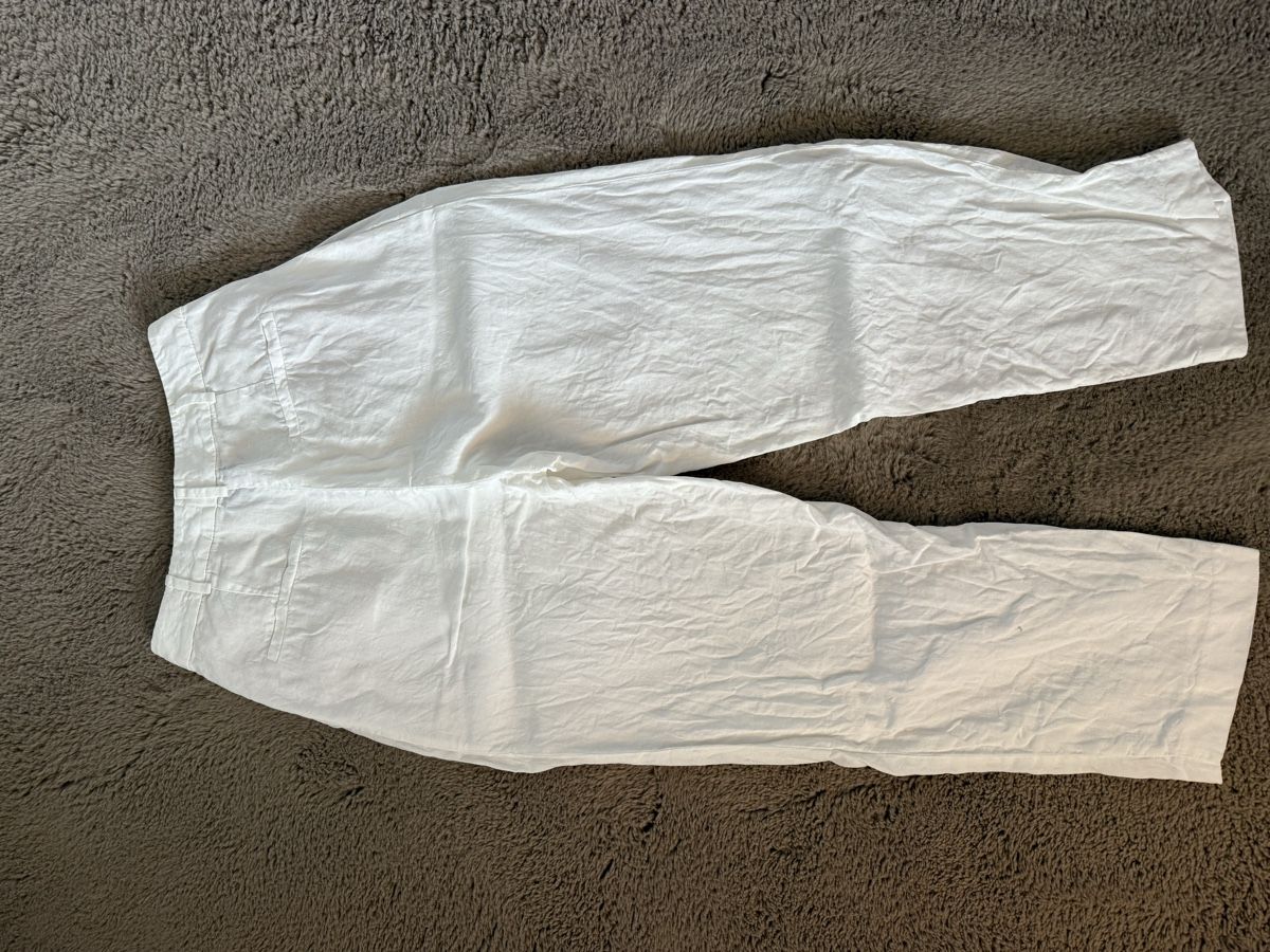 Massimo Dutti Pantaloni: Massimo Dutti Stoffhose Weiss Gr. 36 – Nuovo e nell'imballaggio originale da Frauenfeld venduto da sharonhabrik 5