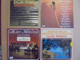 Alain Morisod 5 x LP différents ( 3 x LP + 1 DLP )
