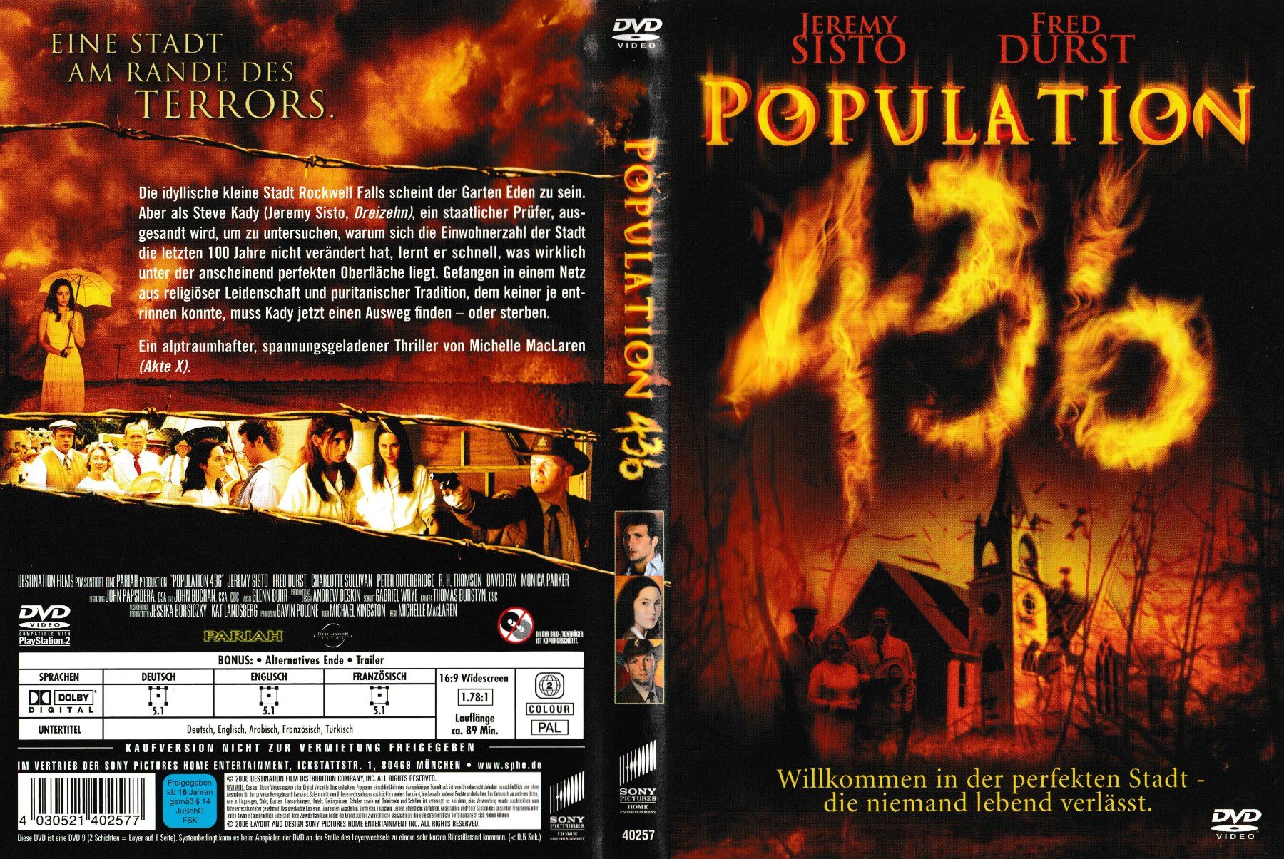 Tutti i DVDs: DVD - Population 436 – Usato da Langnau am Albis venduto da MediaRescuerKeLoX