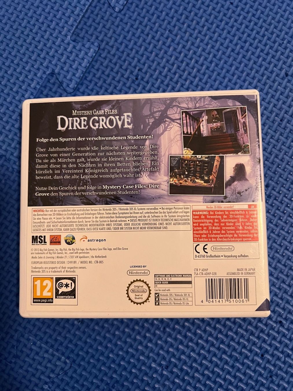 Nintendo Giochi: Mystery Case Files Dire Grove Nintendo 3DS – Usato da Gossau SG venduto da schlitzerdemon 2