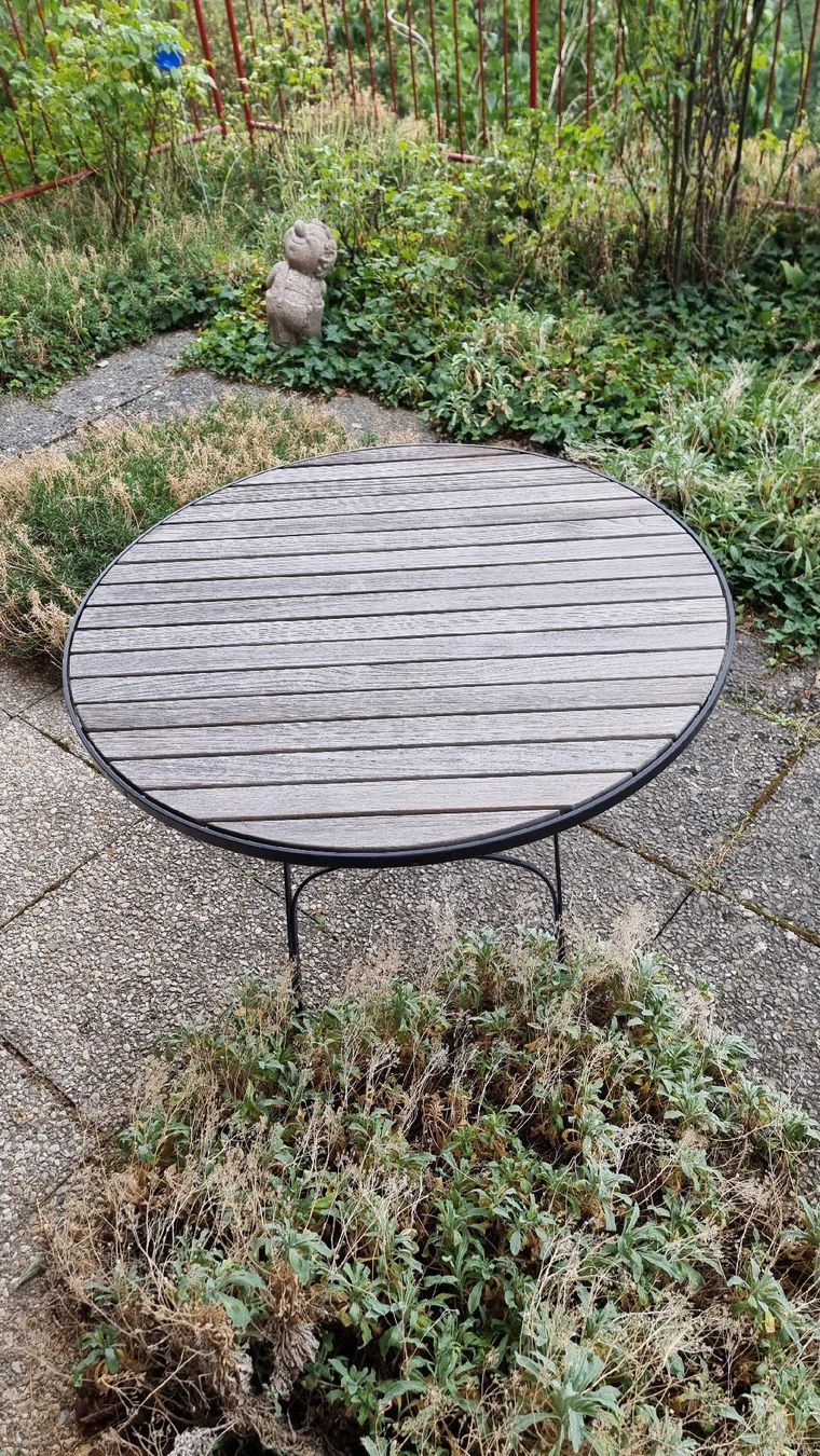 Garpa Tavoli: GARPA FONTENAY Teaktisch 90 cm – Usato da Twann venduto da MW51