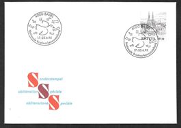 Sonderbrief S. 1562 Basler Taube Basel 17.-25.6.1995
