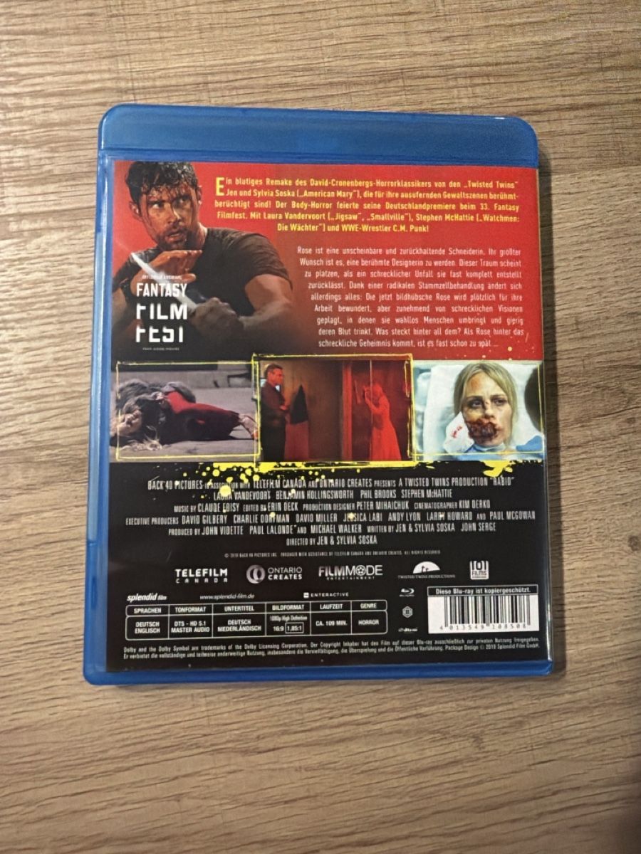 Tutti i DVDs: Rabid (2019) BluRay – Usato da Hagendorn venduto da masterchieff 1