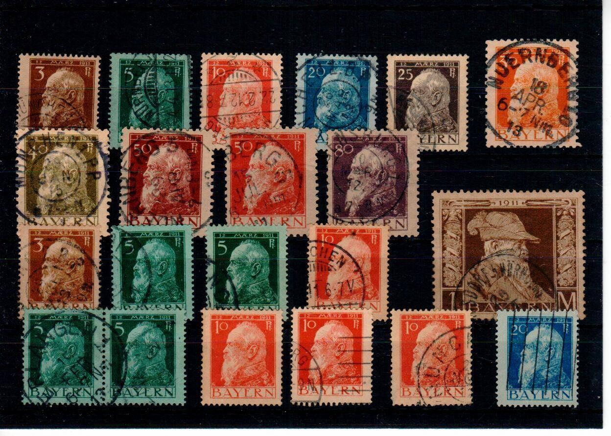 Alle Briefmarken: Bayern – Gebraucht aus Wolhusen von Curver9