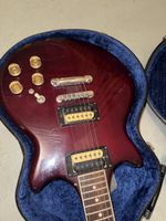 E-Gitarre mit Kustom KAA30 Verstärker & Hartschalenkoffer