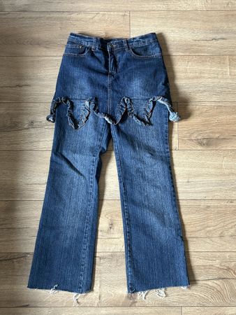 Jean jupe jean femme taille 36 bon etat