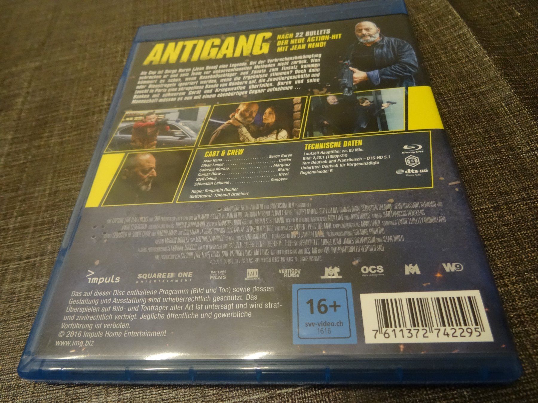 Tutti i DVDs: Antigang BLU-RAY – Usato da Olten venduto da Disc-Verkauf 2