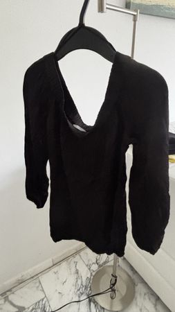 Oberteil glänzend schwarz 