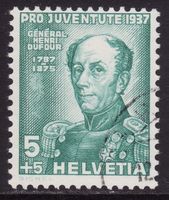 Pro Juventute SBK-Nr. 81 (General Dufour 1937) gestempelt